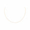 Collier chaîne boule en or rose 18 carats 58 Facettes 2876689CN