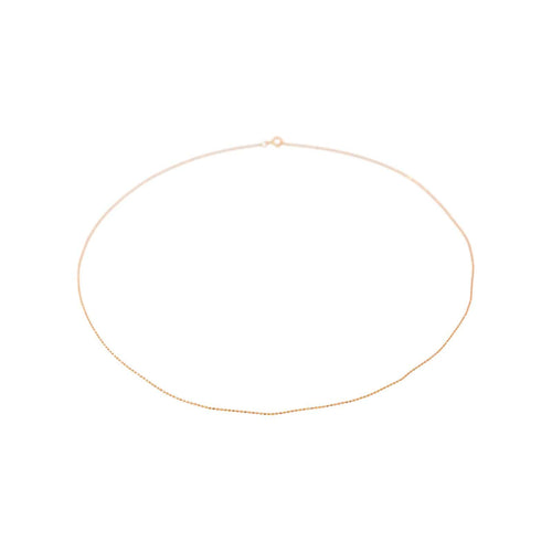 Collier chaîne boule en or rose 18 carats 58 Facettes 2876689CN