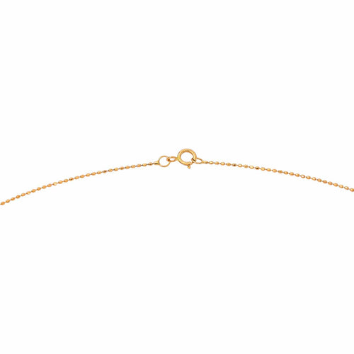 Collier chaîne boule en or rose 18 carats 58 Facettes 2876689CN