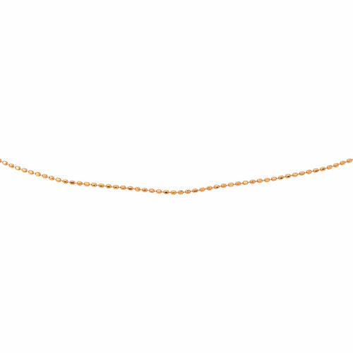 Collier chaîne boule en or rose 18 carats 58 Facettes 2876689CN