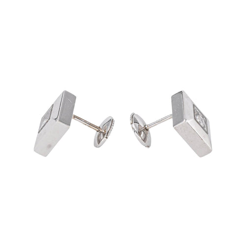 Chopard Happy Diamonds - Boucles d’oreilles en or blanc 750, diamants 58 Facettes 5369287CN