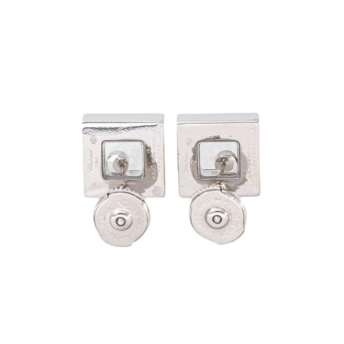 Chopard Happy Diamonds - Boucles d’oreilles en or blanc 750, diamants 58 Facettes 5369287CN