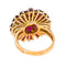 Bague en or rose 18 carats sertie de grenats 58 Facettes 5523073RV