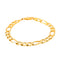 Bracelet en or jaune 750 millièmes, maille Figaro 58 Facettes 5584872CN