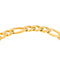Bracelet en or jaune 750 millièmes, maille Figaro 58 Facettes 5584872CN