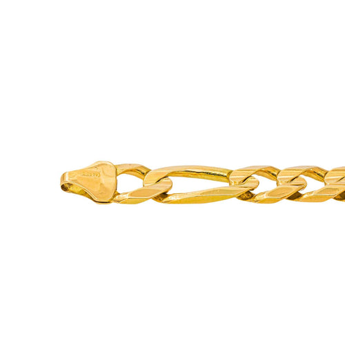 Bracelet en or jaune 750 millièmes, maille Figaro 58 Facettes 5584872CN
