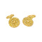Boutons de manchette en or jaune 750 et diamants 58 Facettes 5600483CN