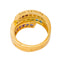 Guy Laroche - Bague en or jaune 750, grenats, citrines et pierres fines 58 Facettes 5621145CN