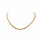 Collier en or jaune 750, maille palmier 58 Facettes 5690730CN