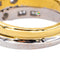 Bague en or jaune et blanc 750, diamants taille brillant 58 Facettes 5712311CN