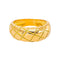 Bague matelassée en or jaune 750 (18 carats) 58 Facettes 5714247CN