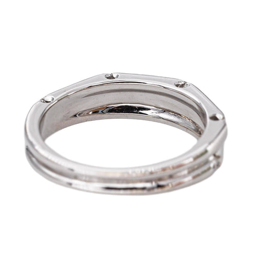 Bague en or blanc 18 carats avec diamants 58 Facettes 5730094CN