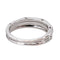 Bague en or blanc 18 carats avec diamants 58 Facettes 5730094CN