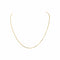 Collier en or jaune 18 carats, maille forçat 58 Facettes 5751372CN