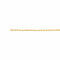 Collier en or jaune 18 carats, maille forçat 58 Facettes 5751372CN