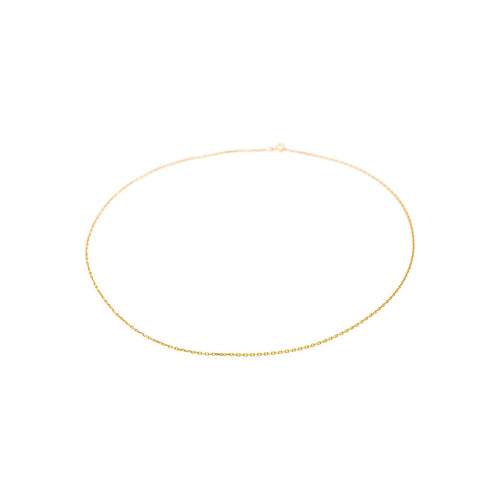 Collier en or jaune 18 carats, maille forçat 58 Facettes 5751372CN