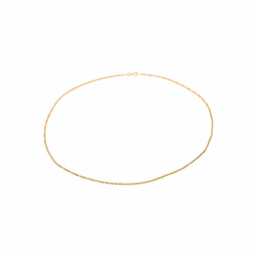 Collier en or rose 18k, maille vénitienne 58 Facettes 5753634CN