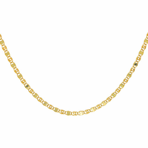 Collier en or jaune 750 (18 carats) 58 Facettes 5754132CN