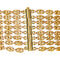 Bracelet - Maille drapée en or rose et jaune 18 carats 58 Facettes 5765271CN