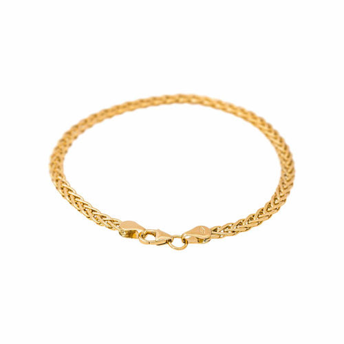Bracelet en or jaune 750, maille tressée 58 Facettes 5765981CN