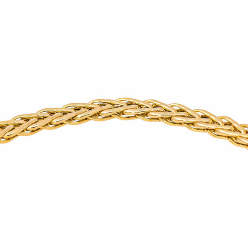 Bracelet en or jaune 750, maille tressée 58 Facettes 5765981CN