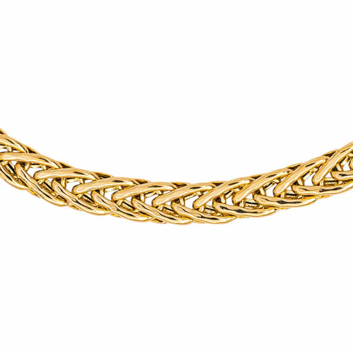 Bracelet en or jaune 750, maille tressée 58 Facettes 5765981CN