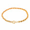 Bracelet en or rose 750, maille corde 58 Facettes 5778040CN