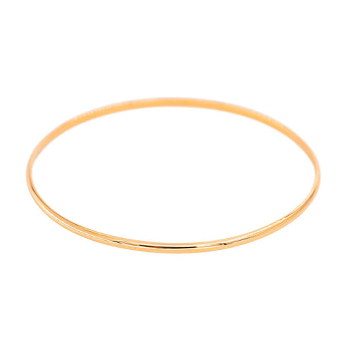 Bracelet jonc en or jaune 750 (18 carats) 58 Facettes 5806640CN