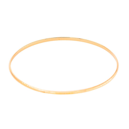 Bracelet jonc en or jaune 750 (18 carats) 58 Facettes 5806640CN