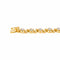 Bracelet en or jaune et blanc 750 millièmes, diamants 58 Facettes 5824499CN