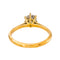 Bague solitaire en or jaune 750 avec diamant 58 Facettes 5827630CN