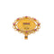 Augis - Pendentif Médaille d'amour en or jaune 750, rubis synthétiques et diamant 58 Facettes 5828221CN