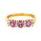 Bague en or jaune 750, tourmalines et diamants 58 Facettes 5854328RV