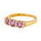 Bague en or jaune 750, tourmalines et diamants 58 Facettes 5854328RV