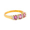 Bague en or jaune 750, tourmalines et diamants 58 Facettes 5854328RV
