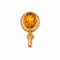 Pendentif en or jaune 750 avec citrine ovale 58 Facettes 5861071RV