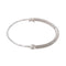 Bracelet jonc en or blanc 750 (18 carats) 58 Facettes 5910016CN