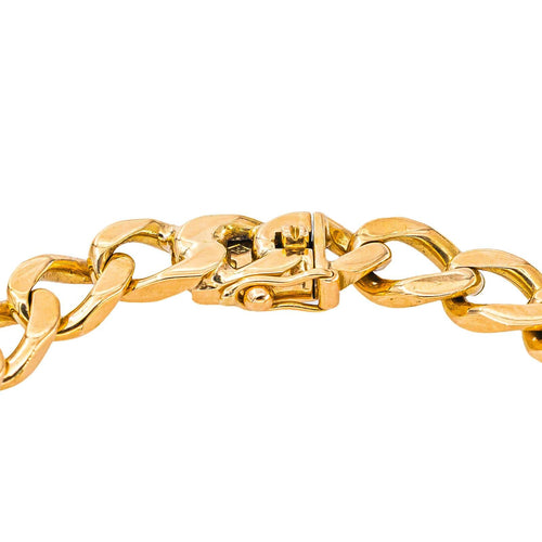 Bracelet en or jaune 18 carats, maille gourmette 58 Facettes 5927313CN