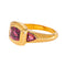 Bague en or jaune 750 sertie de tourmalines 58 Facettes 5956226CN
