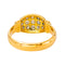 Bague en or jaune 750 pavée de diamants taille brillant 58 Facettes 5965165CN