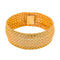 Bracelet manchette en or jaune 750 (18 carats) 58 Facettes 6002481CN