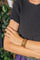 Bracelet manchette en or jaune 750 (18 carats) 58 Facettes 6002481CN