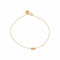 Ginette NY - Bracelet Mini Straw en or rose 18k, maille forçat 58 Facettes 6098428CN