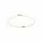 Ginette NY - Bracelet Mini Straw en or rose 18k, maille forçat 58 Facettes 6098428CN