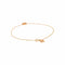 Ginette NY - Bracelet Mini Straw en or rose 18k, maille forçat 58 Facettes 6098428CN
