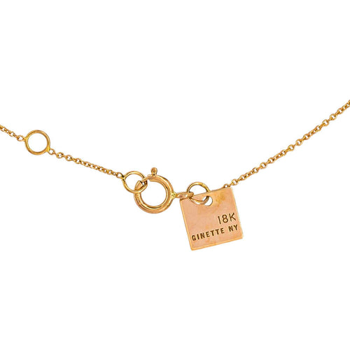 Ginette NY - Bracelet Mini Straw en or rose 18k, maille forçat 58 Facettes 6098428CN