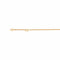 Ginette NY - Bracelet Mini Straw en or rose 18k, maille forçat 58 Facettes 6098428CN