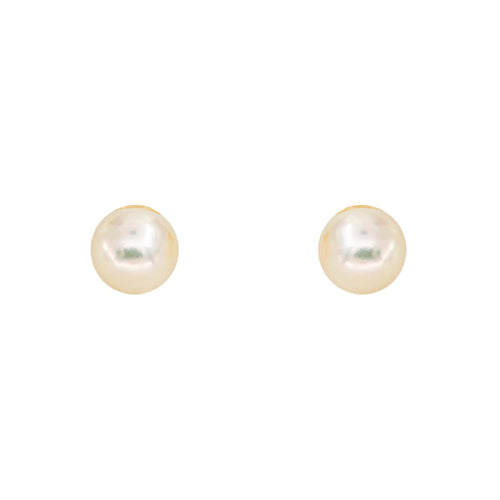 Boucles d’oreilles en or jaune 18k avec perles de culture 58 Facettes 6119738CN