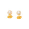 Boucles d’oreilles en or jaune 18k avec perles de culture 58 Facettes 6119738CN