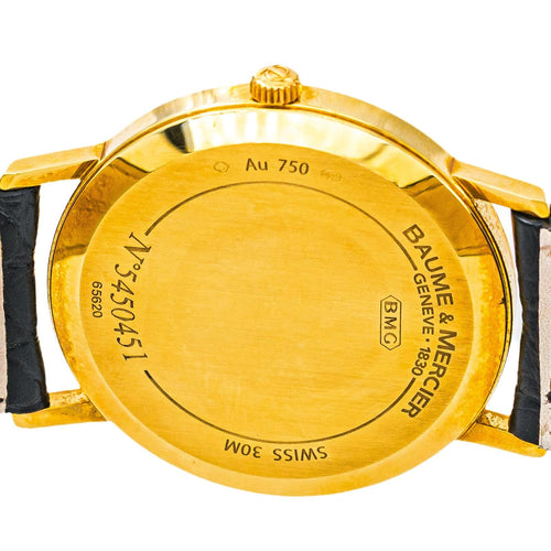 Baume & Mercier - Montre Classima en or jaune 750 (18 carats) 58 Facettes 6177905CN